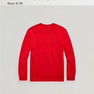 Ralph Lauren Vibrant Red Crewneck Shirt